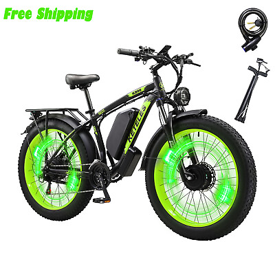 #ad 2000W Electric Bicycle 48V 23Ah E Bike K800 KETELES 26quot; FatTire Dual Motor 35MPH $1200.00