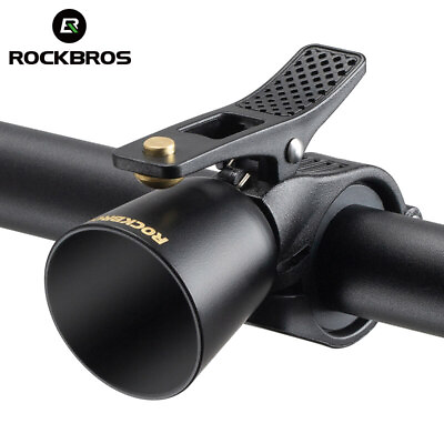 #ad #ad ROCKBROS Bike Bell Small Copper Loud Sound Horn Warning MTB Road Bike bells $13.94
