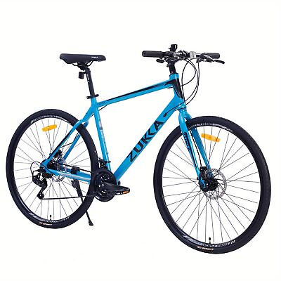 #ad 21 Speed Hybrid bike Disc Brake 700C Road Bike For men women#x27;s City Bicycle $237.99
