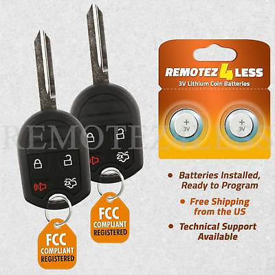 #ad 2 For 2010 2011 2012 2013 2014 Ford Mustang Keyless Entry Remote Car Key Fob $16.69