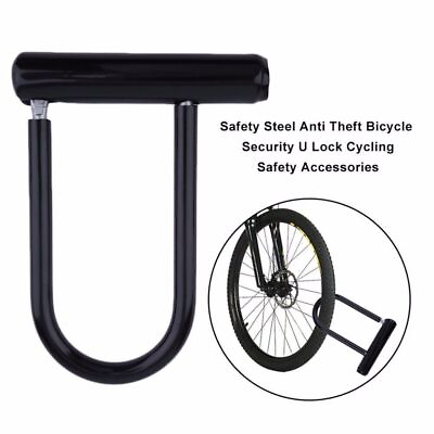 #ad Bike D Lock Motorbike U Lock Cycle Scooter Bicycle Heavy Duty Security Lock $10.97