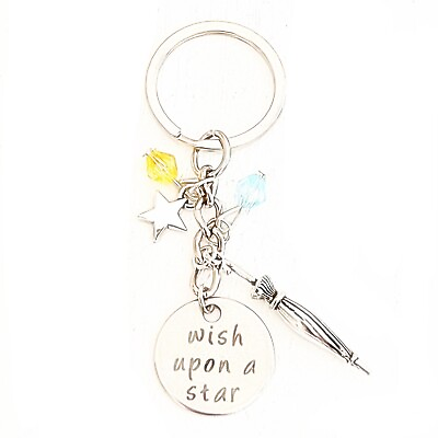 Pinocchio Jiminy Cricket Inspired Charm Keychain Wish Upon A Star Accessories $13.60
