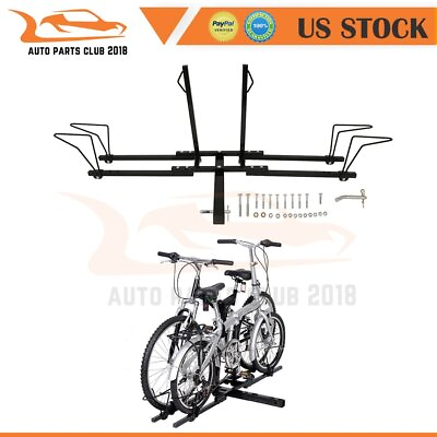 #ad #ad 2 Bike Bicycle Platform Style 2quot; Hitch Mount Mountain Car Rack Carrier $60.39