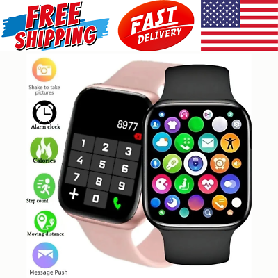 #ad Smart Watch Men Women Waterproof Heart Rate Bluetooth iOS Android Samsung Iphone $11.99