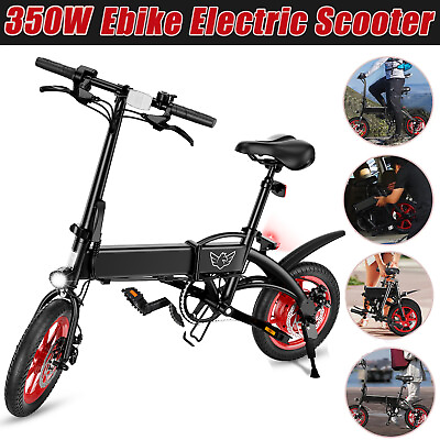 #ad 350W Foldable Electric Bike 36V Commuter Ebike All Terrain Bicycle for Adults $389.99