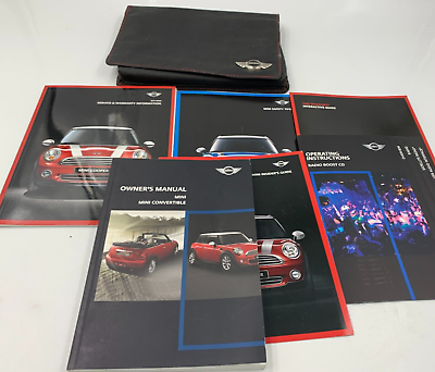#ad 2011 Mini Convertible Owners Manual Set with Case OEM G03B25031 $38.49