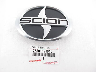 #ad Genuine OEM Scion 75301 21010 Front Radiator Grill Emblem Badge Logo 2011 13 tC $44.30