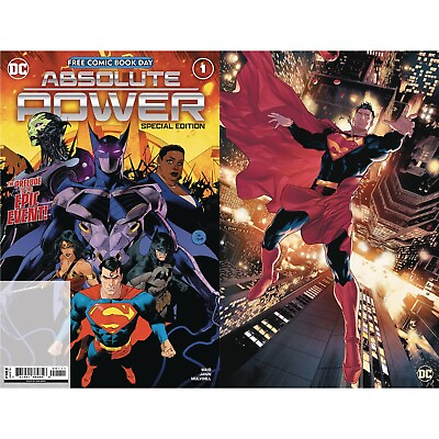 #ad FCBD 2024 Absolute Power 2024 Regular amp; Foil DC Comics COVER SELECT $3.88