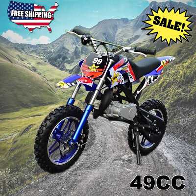 #ad #ad 49cc Mini Dirt Bike Gas Powered 2 Stroke Kids Pit Bikes Off Road Motorcycle $349.00