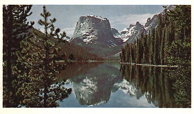 #ad Postcard WY Bridger National Forest Square Top Mountain 1969 Vintage PC H6267 $3.00