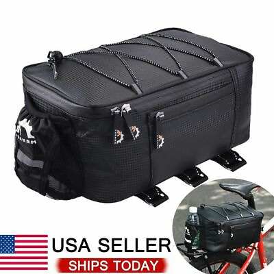 Waterproof Bicycle Rear Rack Seat Bag Bike Cycling Storage Pouch Trunk Pannier $13.93