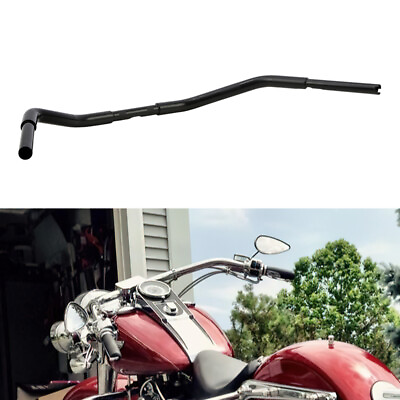 #ad 3.5quot; Rise Fat HandleBar Fit For Harley Sportster XL Softail Dyna Fat Bob $84.99