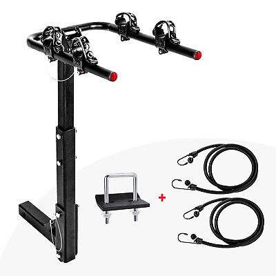2 Bike Hitch Mount Rack Foldable Bicycle Rack for Trucks Fits 2#x27;#x27; Hitch Receiver $75.90