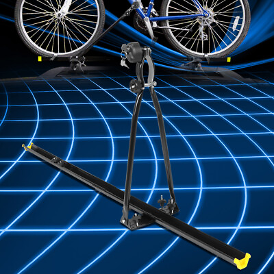 Universal Adjustable Heavy Duty Iron Bike Bicycle Roof Mount Rack w LockKey $52.99
