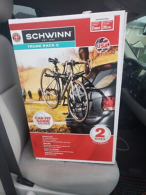 #ad Schwinn 170T 2 Bike Trunk Rack Black $35.00