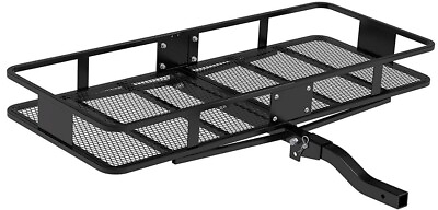 #ad Truck SUV Steel Folding Luggage Cargo Basket Carrier Trailer Receiver Hitch Rack $120.99