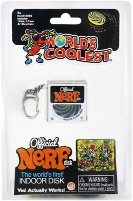 #ad World#x27;s Coolest Official Nerf Disc Keychain $7.99