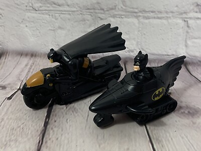 #ad Batman McDonald#x27;s Happy Meal toys bike motorcycle lot 2 DC $6.99