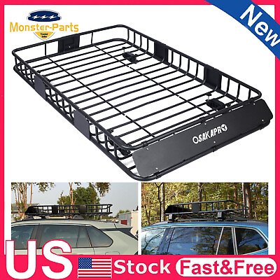 #ad 64quot; x 39quot; x 6quot; Rooftop Cargo Carrier Basket Rack Luggage Holder For Toyota $169.99