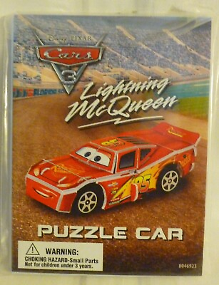 #ad LIGHTNING MCQUEEN Disney Cars 3 Collector Puzzle Car Target Exclusive $7.57