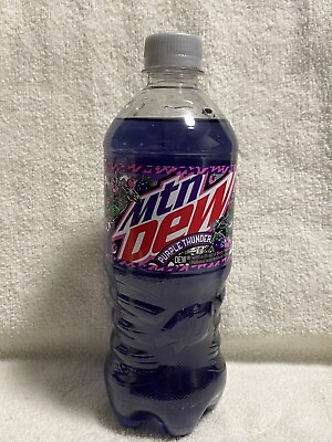 #ad HTF FULL Mountain Dew Purple Thunder 20oz BB 7 23 $6.99