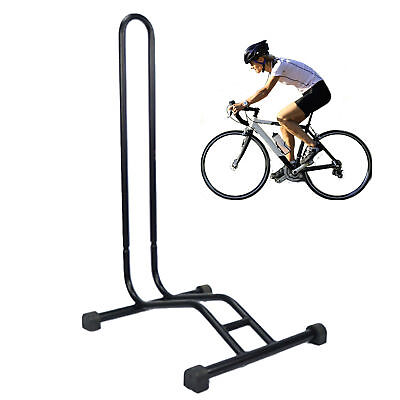 #ad Bike Stand Floor High Strength Bicycle Floor Parking Rack L Shaped Freestanding $44.09