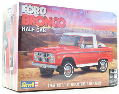 #ad Revell Ford Bronco Half Cab 1 25 Scale Plastic Model Car Kit 14544 $26.99