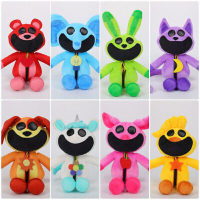 #ad US Smiling Critters Figure Plush Doll CatNap Hoppy Hopscotch Monster Doll Toys $5.99