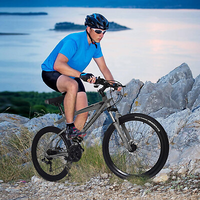 #ad 26inch 21Speed Mountain Bike Disc Brakes Aluminum 26 Inch Mountain Bike Men $193.76