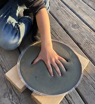 #ad DIY Stepping Stone Kit Handprint Footprint Pawprint Make Your Own 10 Inch $66.71