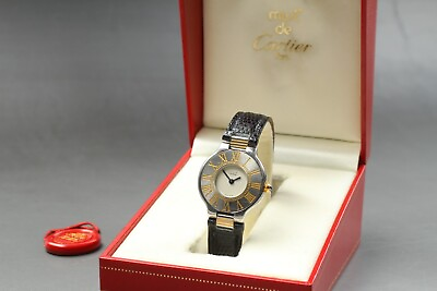#ad #ad 【Exc5 Box】 Cartier Must de 21 VanThian 125000P 27mm Women Qz Watch From Japan $659.90