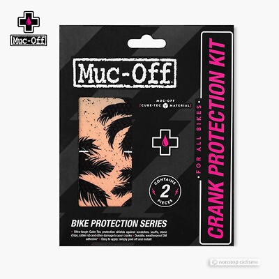 #ad Muc Off Crank Protection Decals MTB Bike Protection DAY OF THE SHRED 2 Piece Kit $19.99