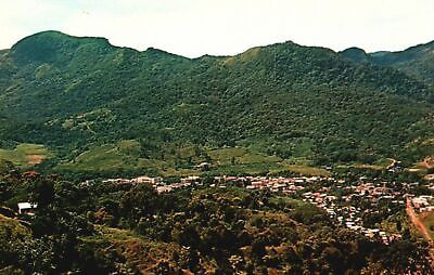 #ad Postcard Sleeping Giant Mountain Cool Climate Inhabitants Adjuntas Puerto Rico $5.50