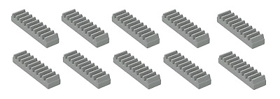 ☀️NEW LEGO Technic Gear Rack 10x LIGHT BLUISH GRAY 1x4 Rack #3743 $2.99