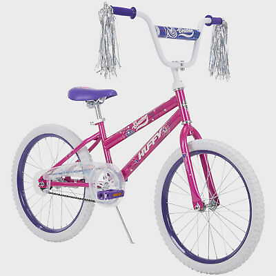 Girls Bike Kids Children Gift Pedal Bicycle Outdoor Pink Steel Frame New 20 In. $72.22
