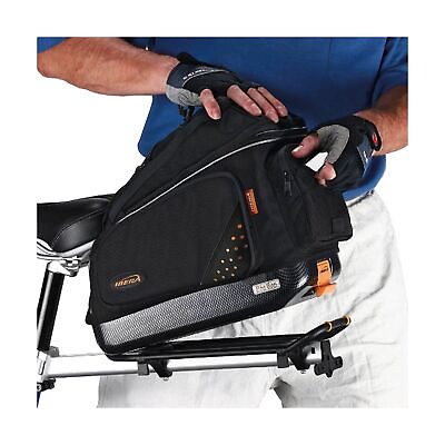 #ad #ad Ibera Bike Trunk Bag PakRak Clip On Quick Release Bicycle Commuter Bag $79.48