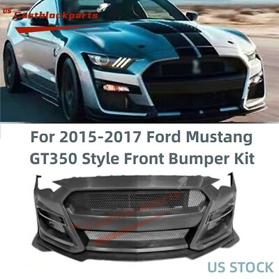 #ad #ad ✔For Ford Mustang 2015 2017 Facelift GT500 Shebly Style Upgrade Front Bumper Kit $619.00