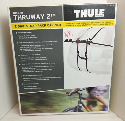 Thule Trunk Bike Rack Thruway 2 $90.00