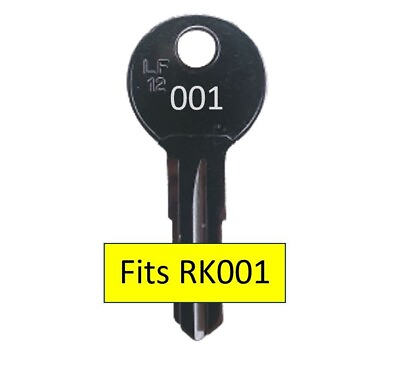 001 or RK001 Key Fits Rhino Roof Rack or Pod FREE POST AU $12.95