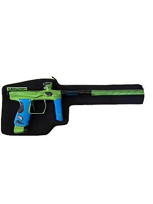 #ad New “Never Used” Shocker AMP Paintball Marker Speedball Gun Lime Blue Gun $725.00