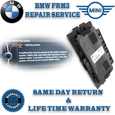 FRM3 Footwell Module BMW MINI REPAIR SERVICE. CODED. LIGHT CONTROL MODULE $52.00