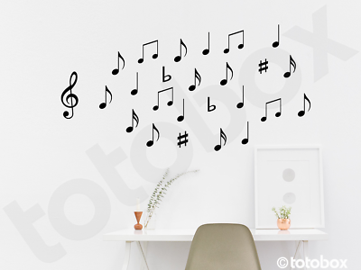 #ad Music Note Window Decal Wall Decal Door Decal $19.99