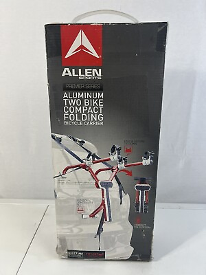 #ad #ad Allen Sports Aluminum 2 Bike Compact Folding Bicycle Carrier Model AL02 NEW $44.99