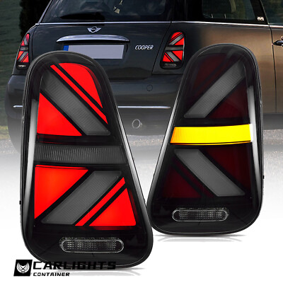 #ad VLAND Clear LED Rear Tail Lights For 2001 2006 Mini Cooper R50 R52 R53 w Startup $189.99