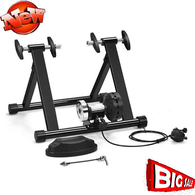#ad #ad Bike Trainer Cycling Exercise Stand W 8 Resistance Levels Foldable Adjustable $86.64