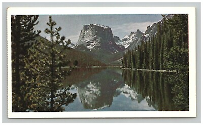#ad #ad Postcard WY Square Top Mountain Scenic View Bridger National Forest Wyoming $7.95