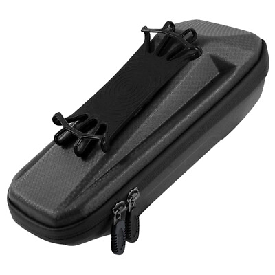 #ad Front Bike Bag Phone Holder Frame Hard Case Handlebar Cell Stand $17.44