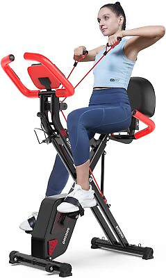 4in1 Folding X Bike Exercise Bike Home Foldable Fitness Stationary Cycle Machine $140.29
