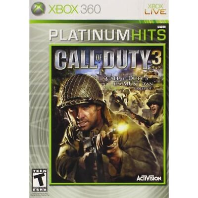 Call Of Duty 3 For Xbox 360 Very Good 6E $9.16