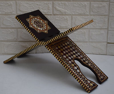 #ad Book Wooden Stand Islamic handemade Quran Koran Holder Stand Muslim Gift $165.00